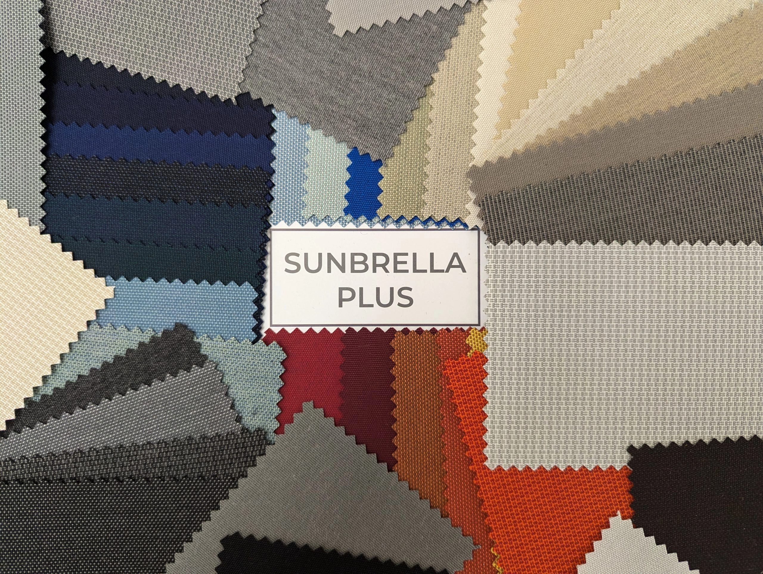 Sunbrella Plus samples, premium acrylic canvas
