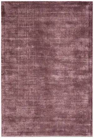 Lippa Tip Sheared rug - Purple - Plain sheen effect handmade rug HHV003