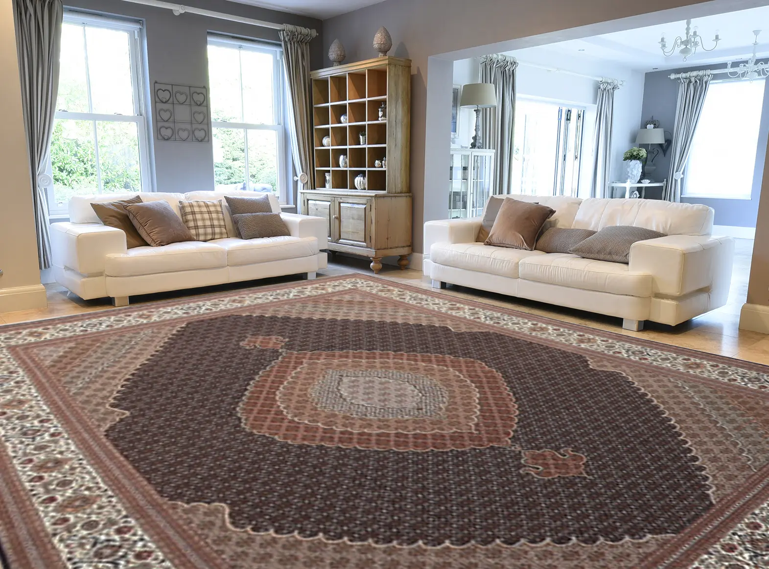 Persian Mahi Tabriz Rug QMT029104 397x298