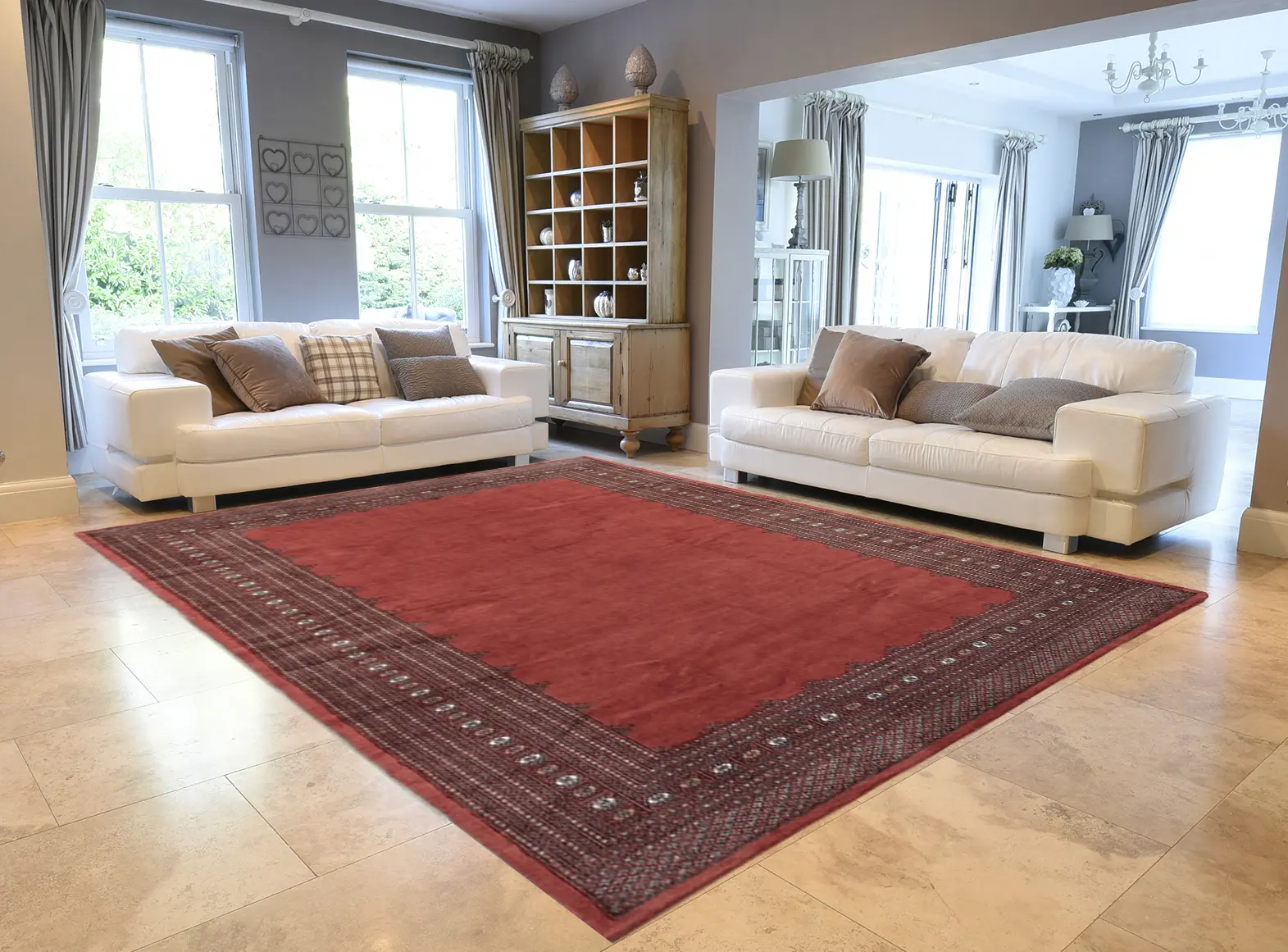 Fine Bokhara Plain Rug