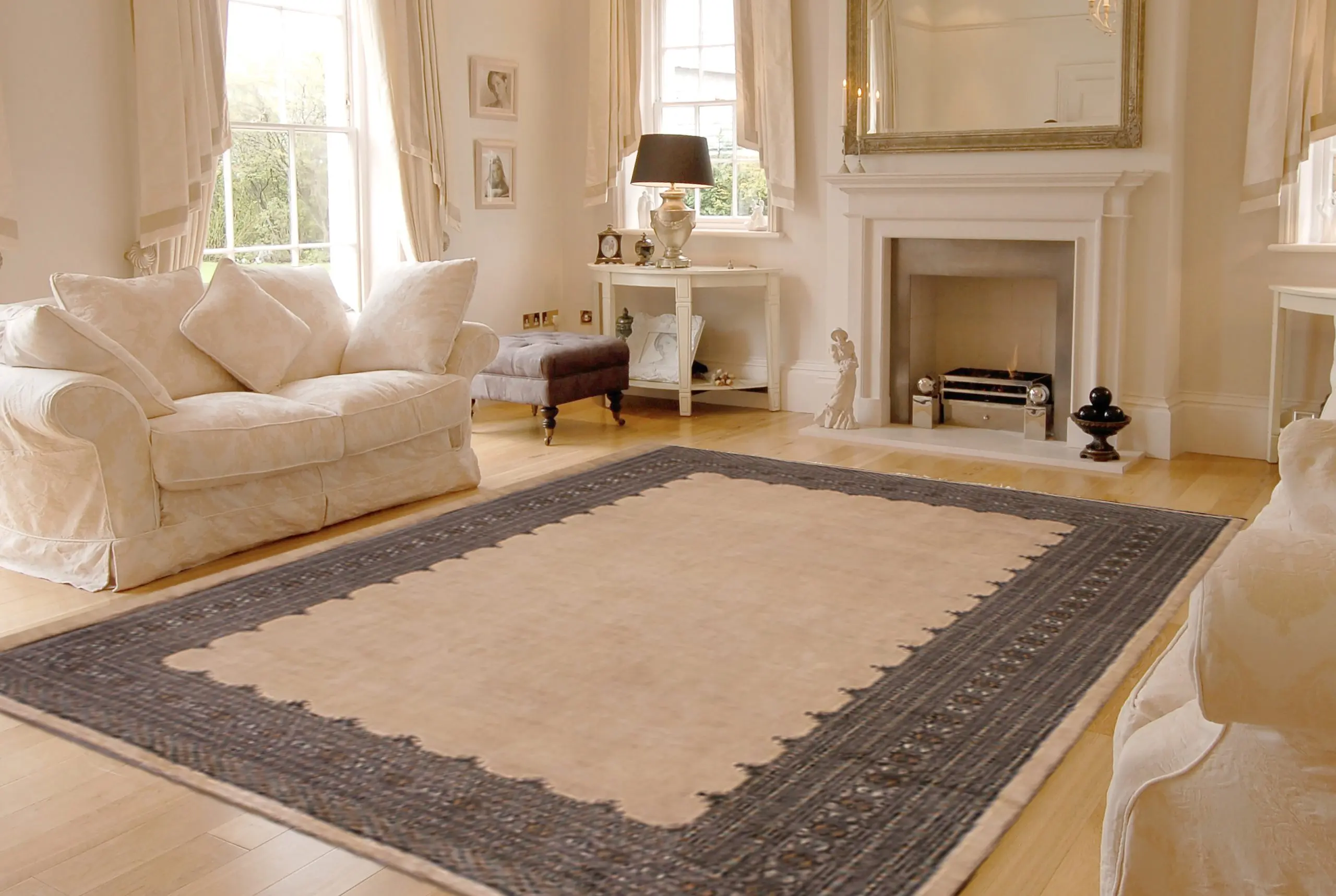Fine Bokhara Plain Rug BOF030045 425x312