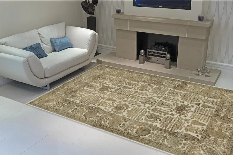 Vintage Design Rug - Multicoloured - Machine Woven ZCA011