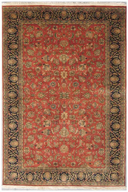Very fine indo Persian - Red - Handknotted rug with Persian design