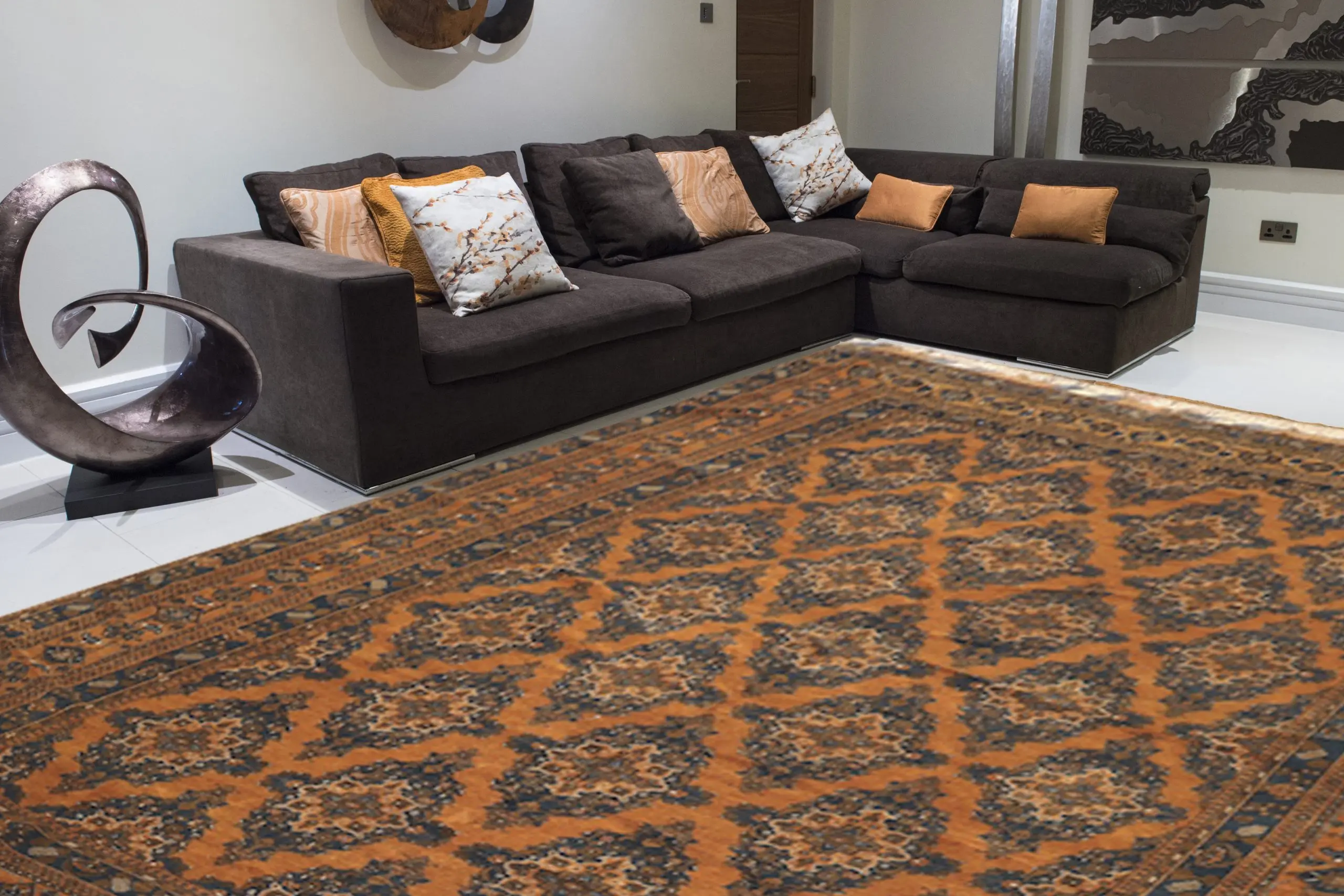 Fine Afghan Rug AKU036000 572x398