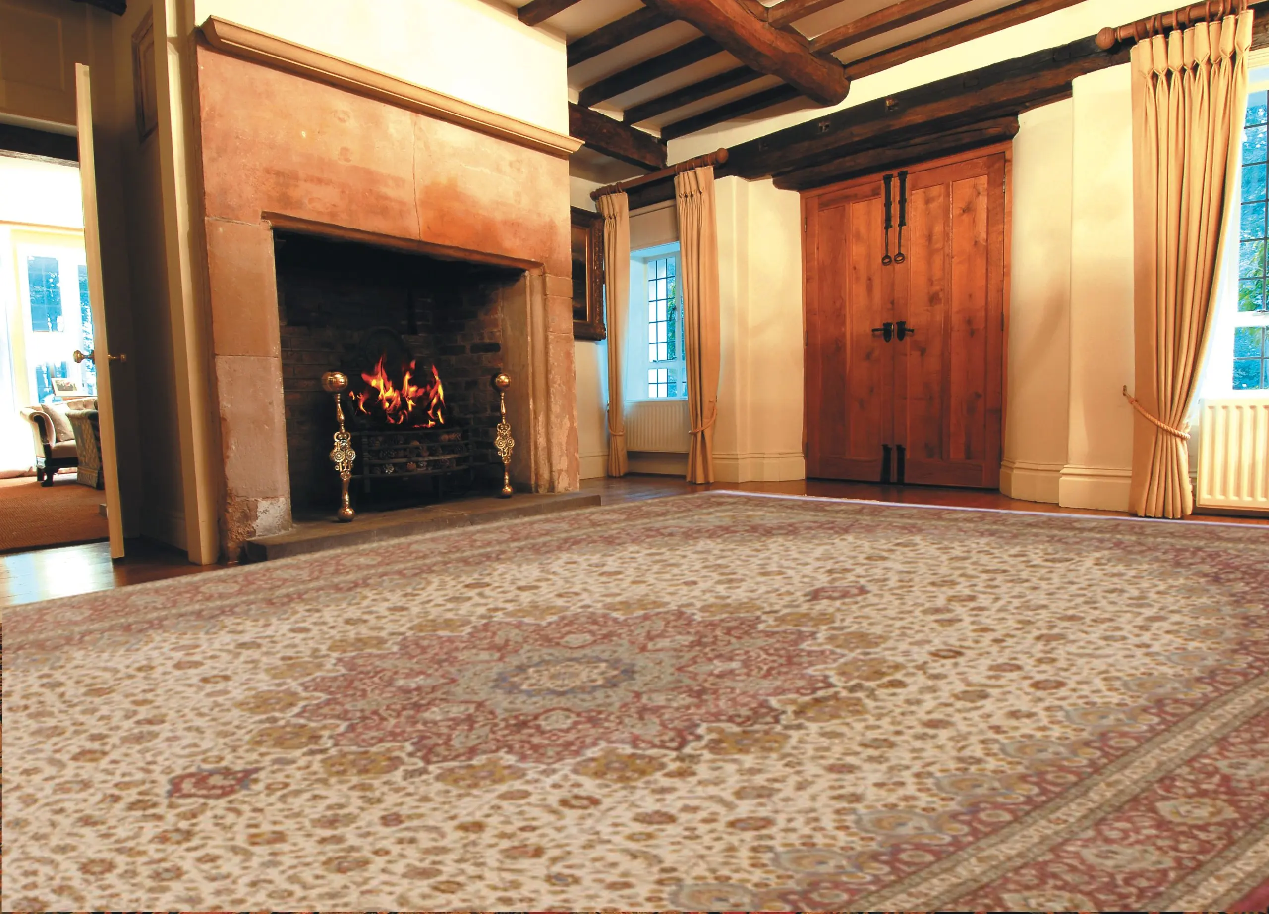 Persian Qum Silk Rug QSQ029000 408x296