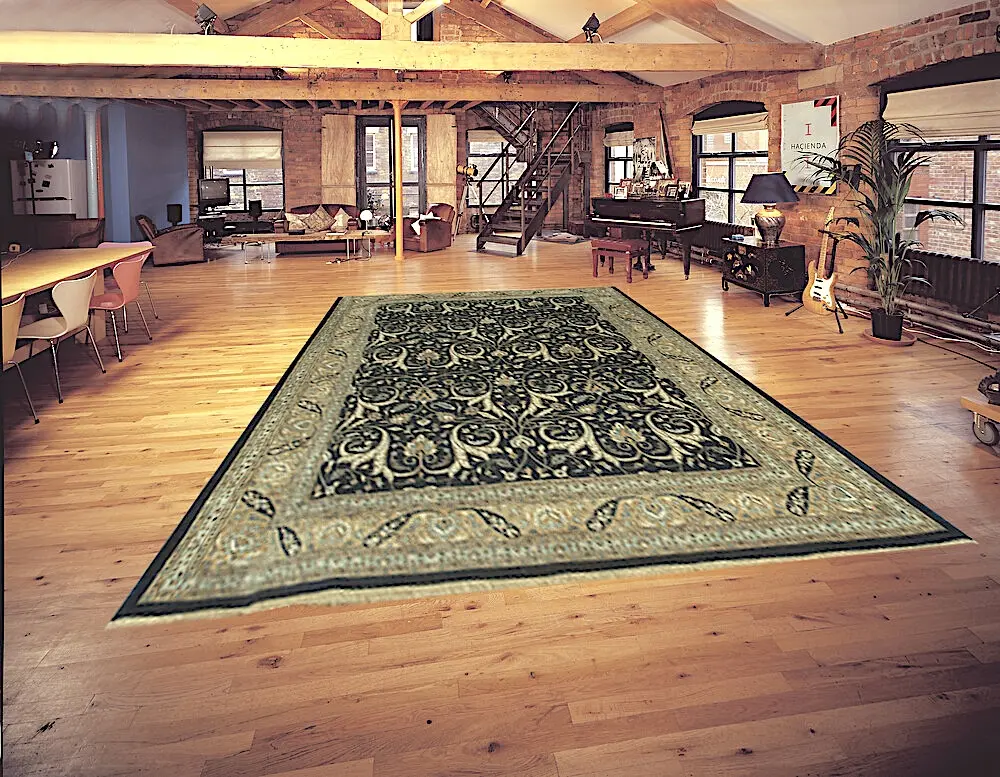 Very Fine Indo Persian Design Rug IPF033004 466x366