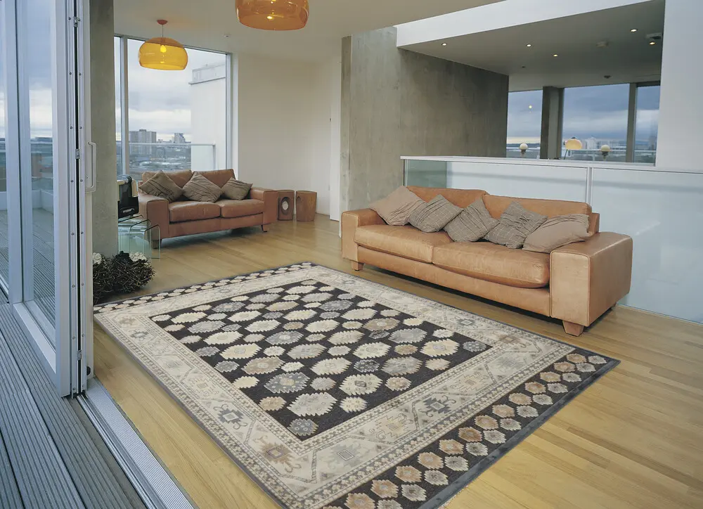 Vintage Design Rug - Multicoloured - Machine Woven ZCA015