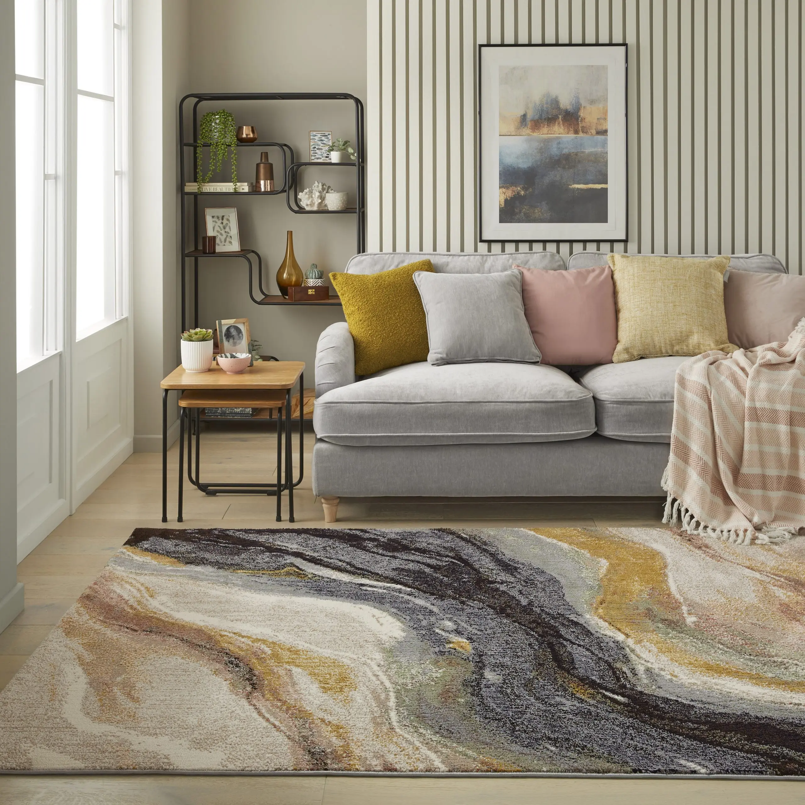 AMARA - AMA102 - Peal Midnight rug, photo 5