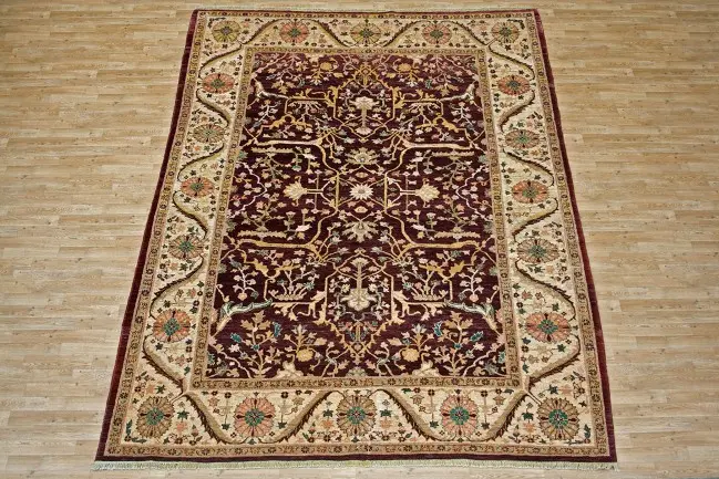 Afghan Veg Dye Rug AVE028058 3.65 x 2.79