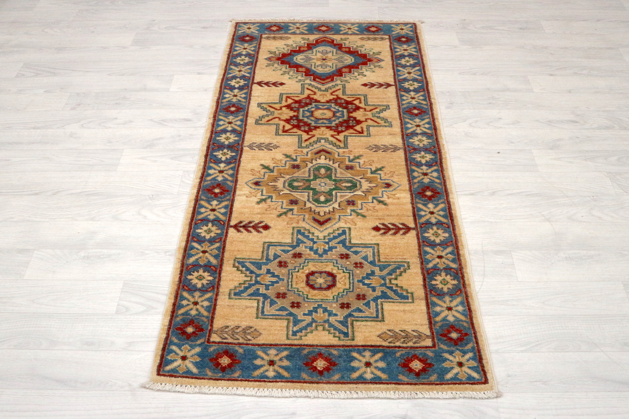 Afghan Veg Dyed Rug AVE040CHE 150x60 B