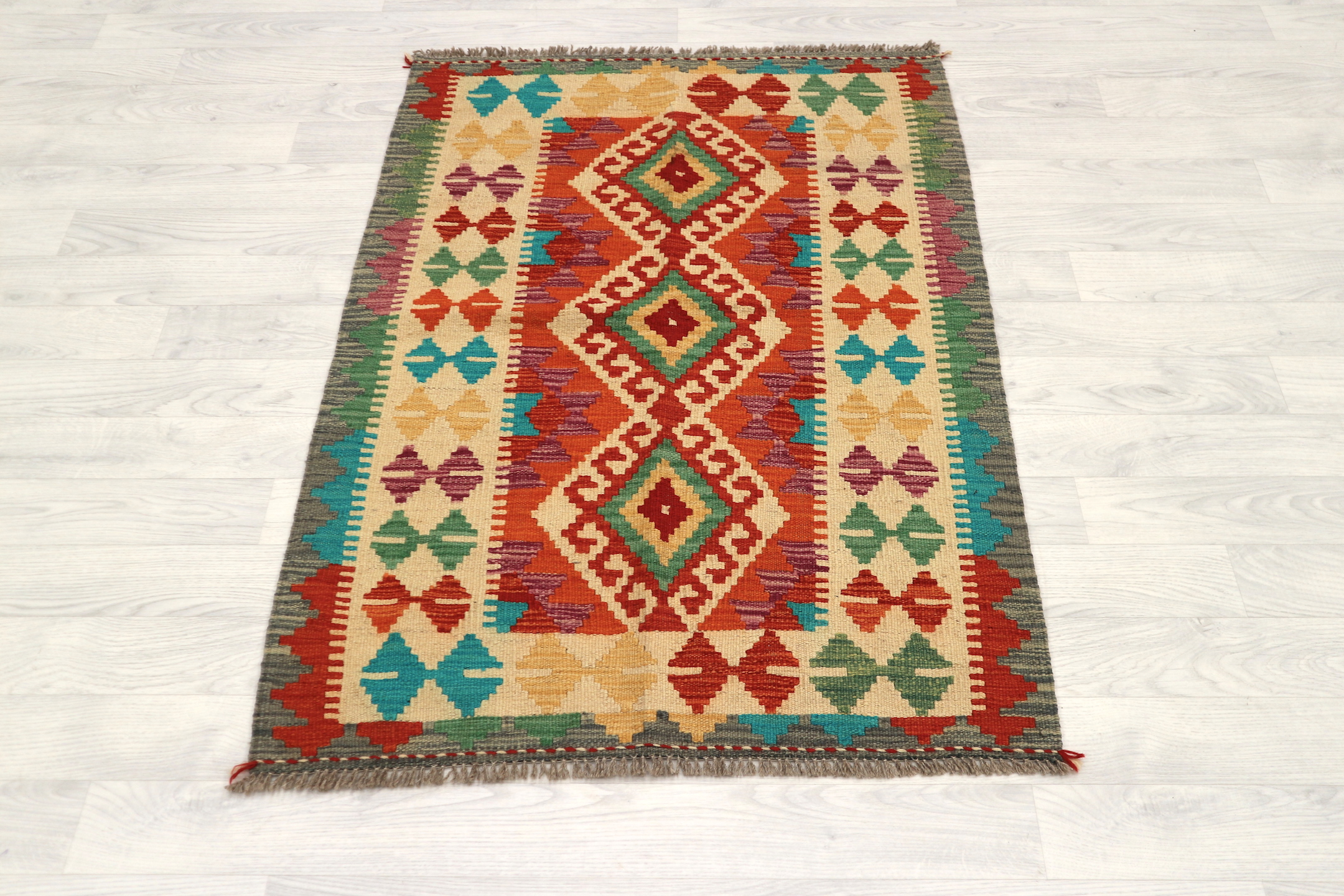 Afghan Ved Dye Kelim AVK011000 124 X 89