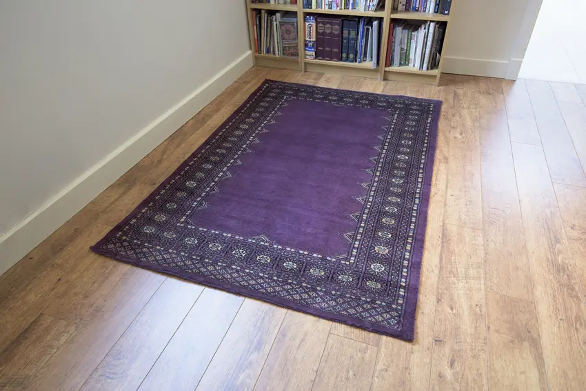 Fine Pakistan Bokhara Rug - Purple - Handknotted 100% wool Bokhara rug