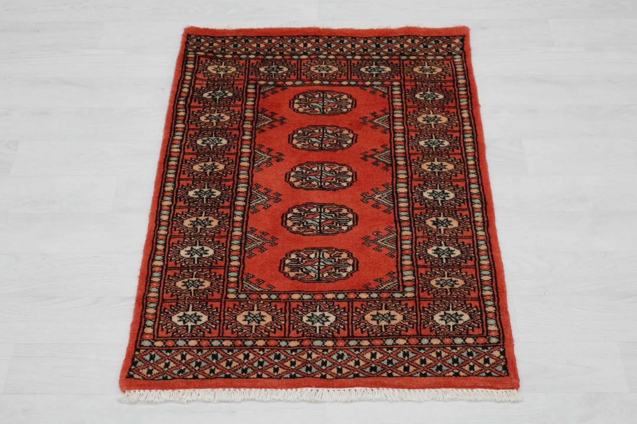 Pakistan Bokhara Rug BOK006C55  .91 X  .61