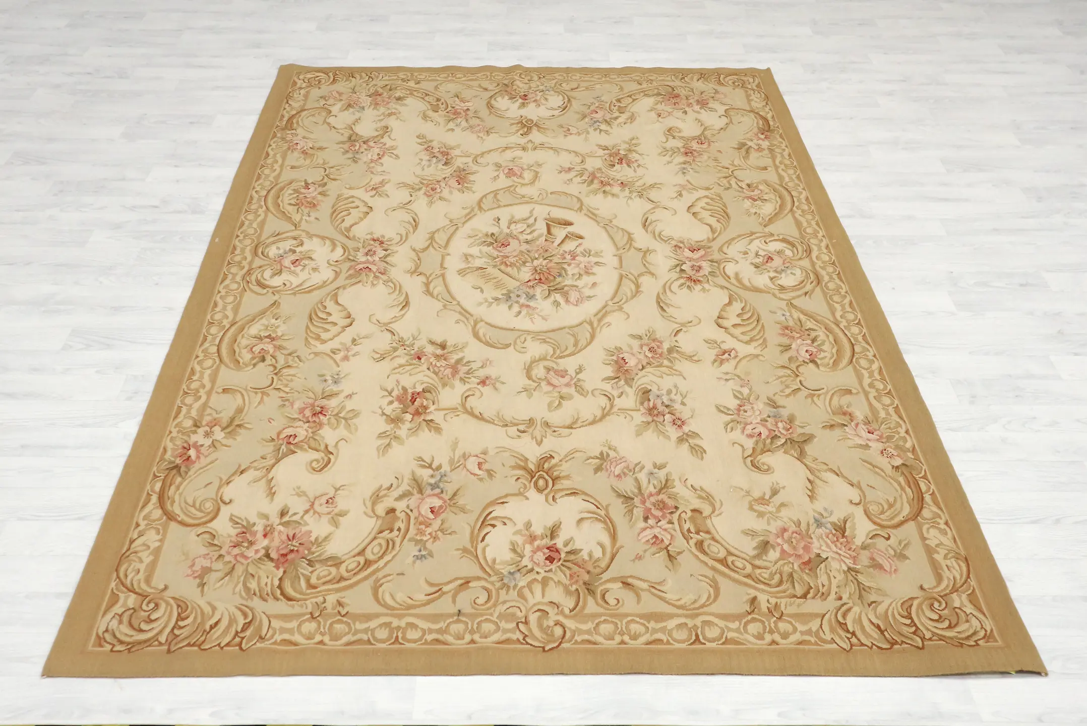 Chinese Aubusson Needlepoint Rug CAU022850 283 x 183