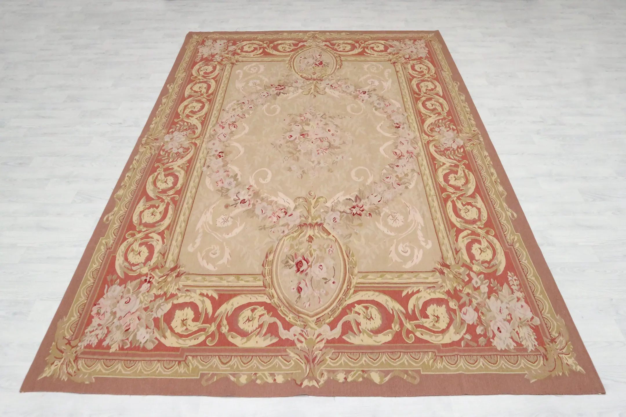 Chinese Aubusson Needlepoint Rug CAU025400 311 x 238