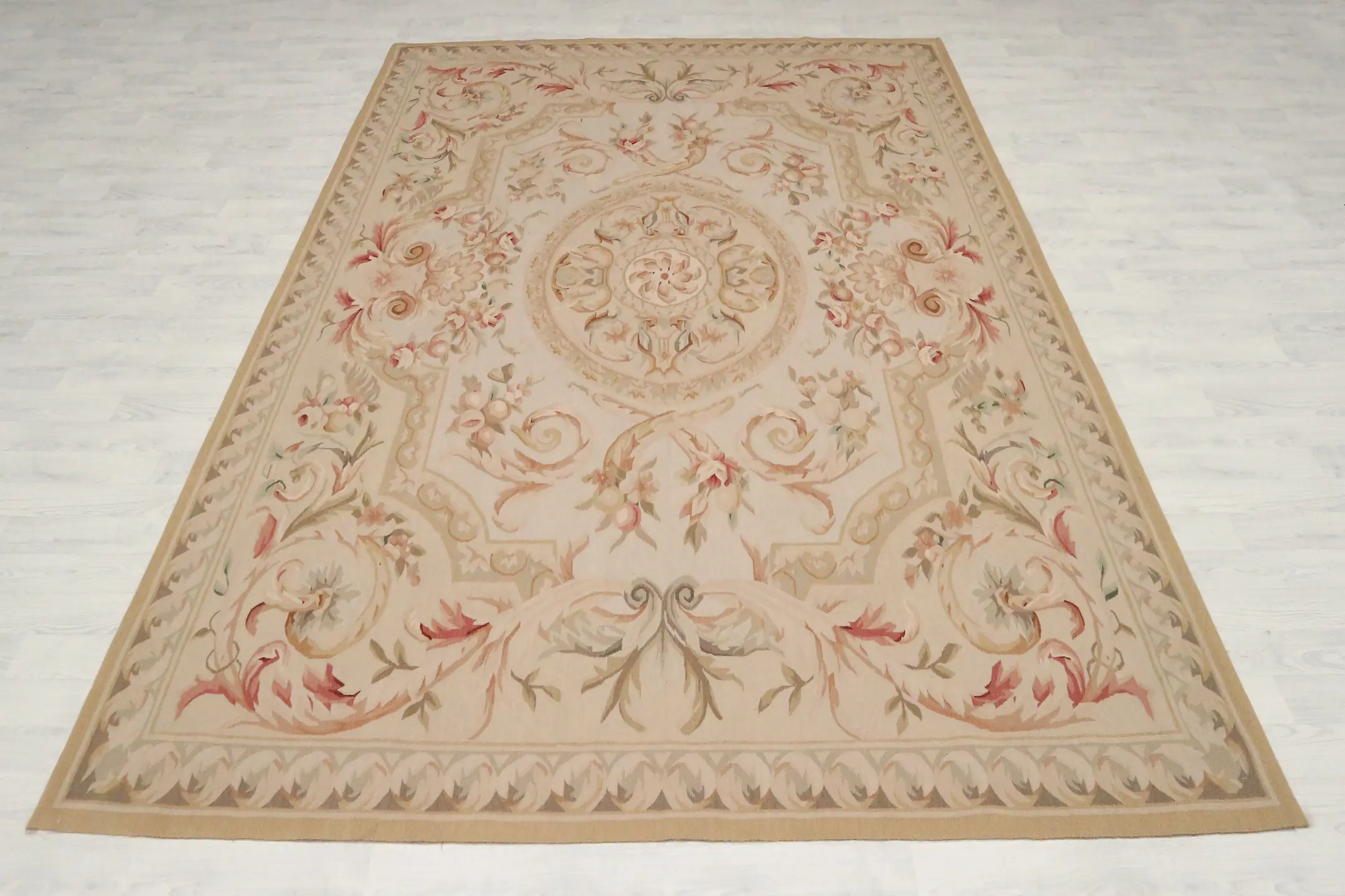 Chinese Aubusson Needlepoint Rug CAU025403 315 x 243
