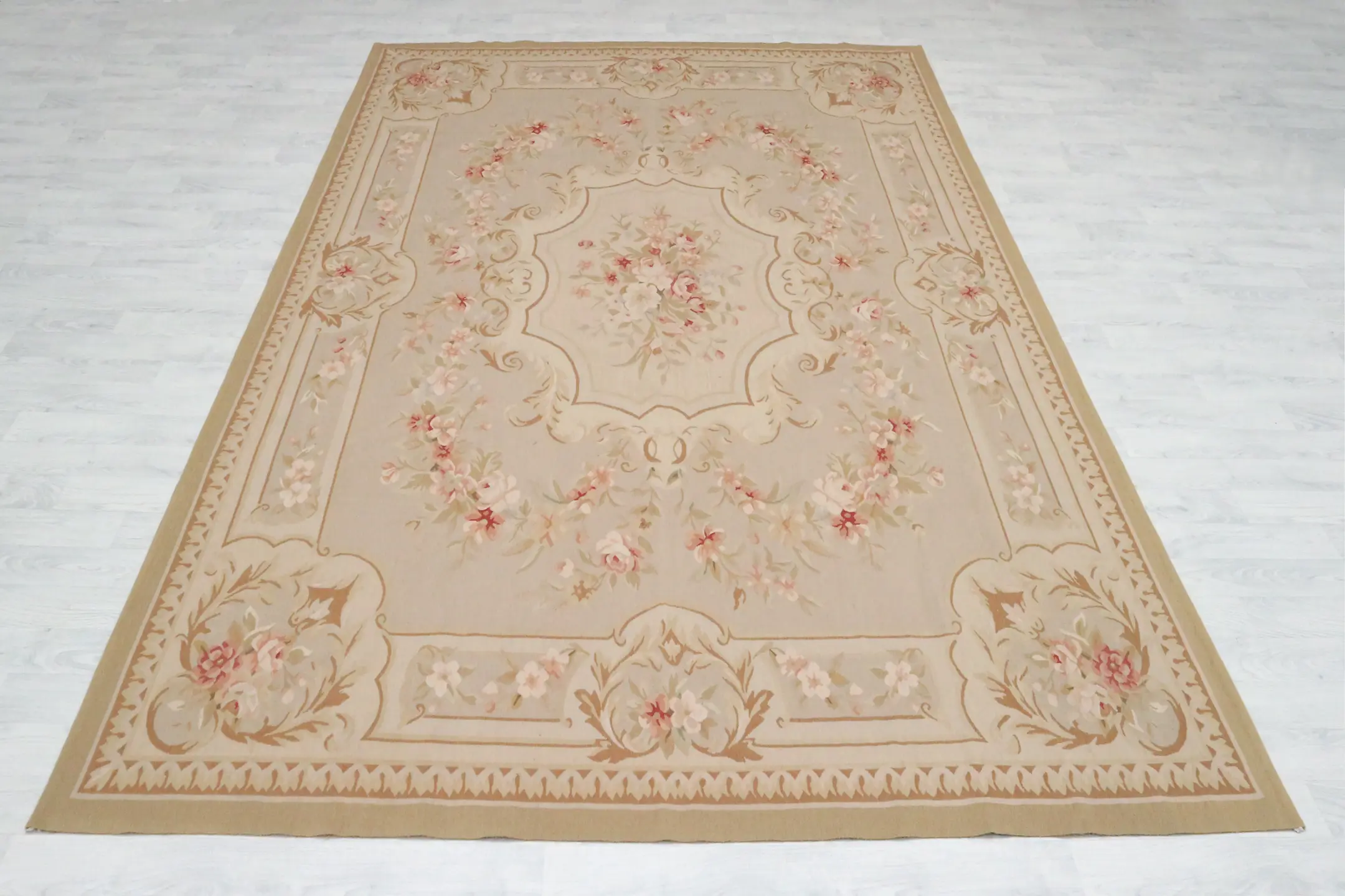 Chinese Aubusson Needlepoint Rug CAU025404 311 x 246