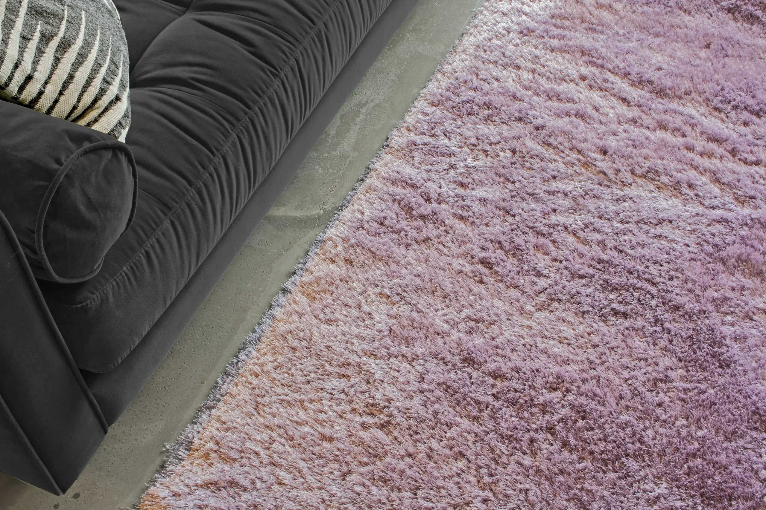 Shaggy Rug - Purple - Luxuriously soft Shaggy rug