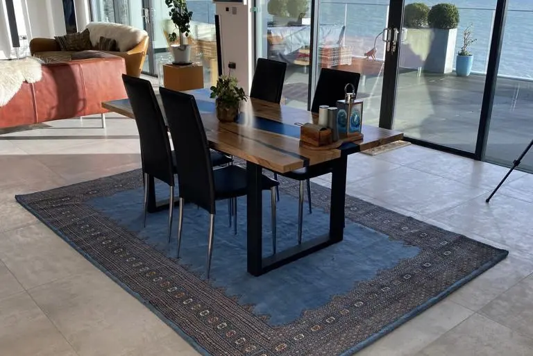 Fine Pakistan Bokhara Rug - Grey - Handknotted 100% wool Bokhara rug BOF054