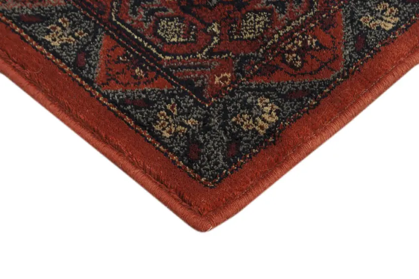 Kashimar woven rug - Red - Machine woven rug with Traditional design EXP956