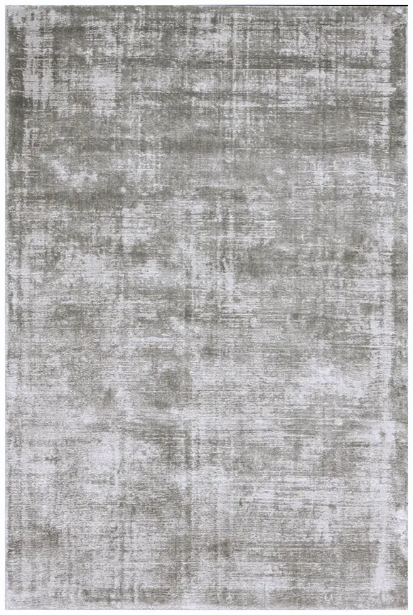 Lippa Tip Sheared rug - Grey - Plain sheen effect handmade rug HHV009