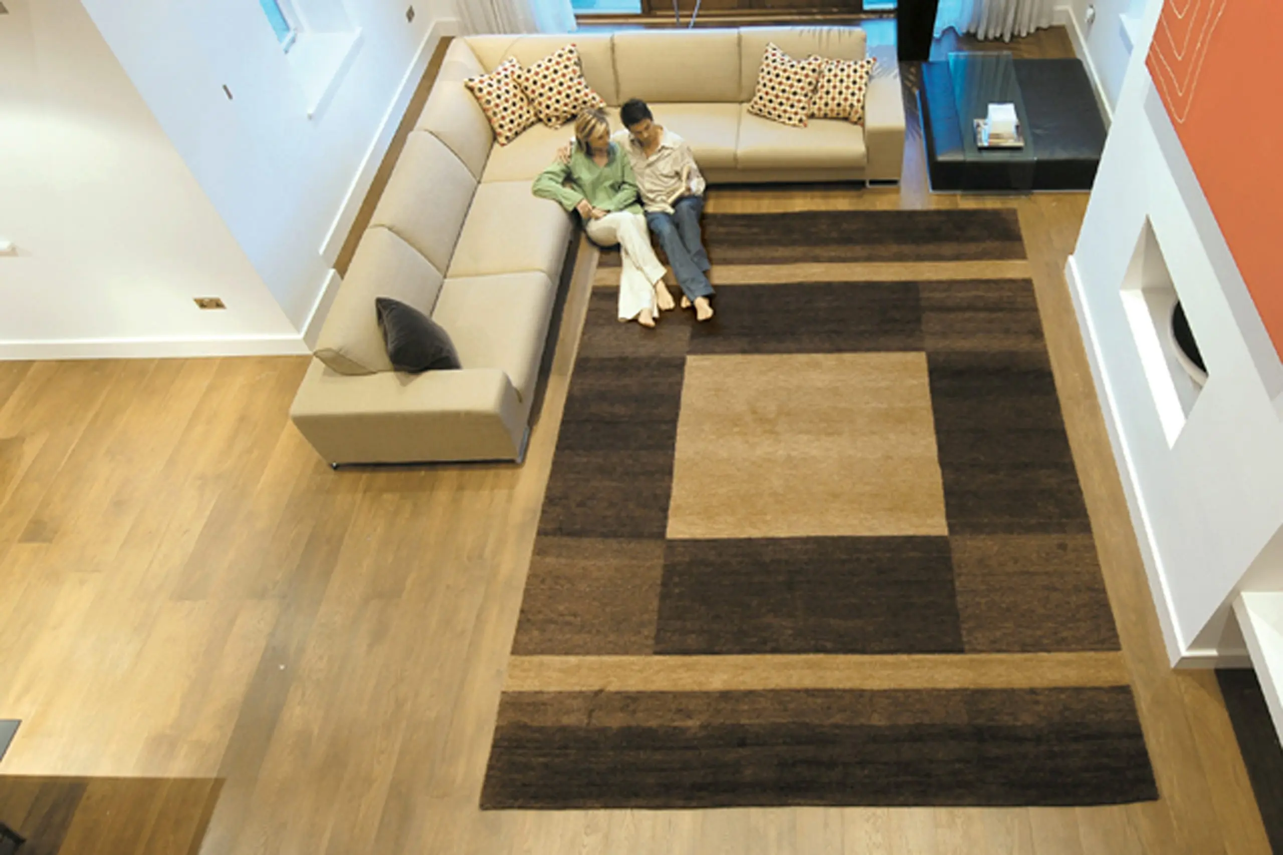Indian Gabbeh rug - Brown - Handknotted