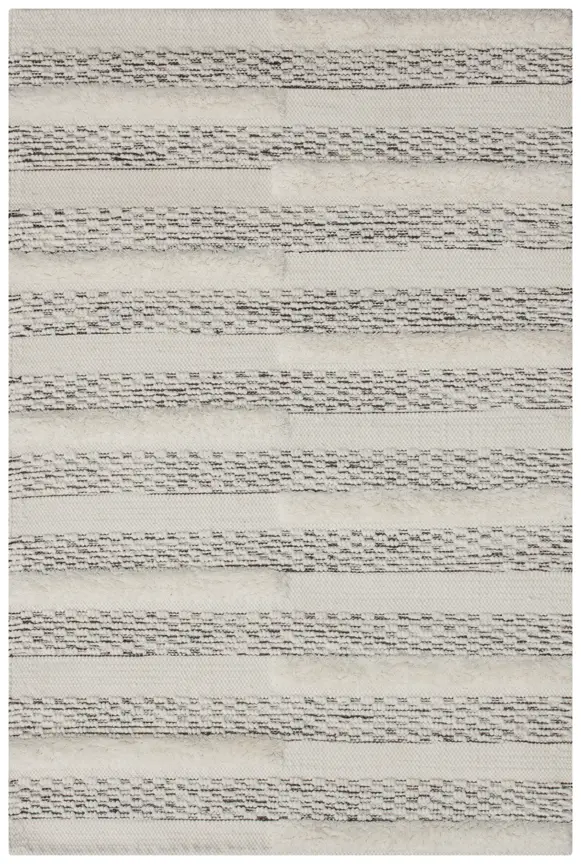 Scandinavian Style Rug - Neutral - Indian rug with Skandi design ILM001