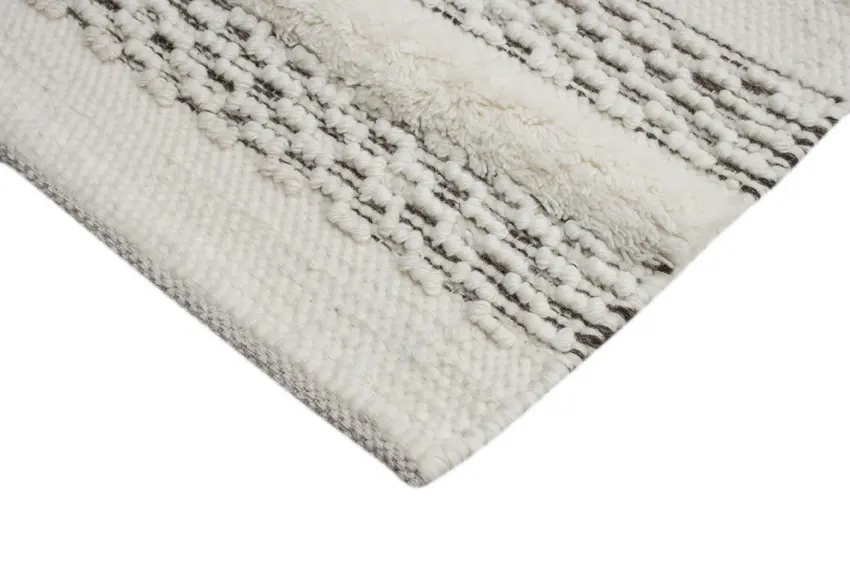 Scandinavian Style Rug - Neutral - Indian rug with Skandi design ILM001