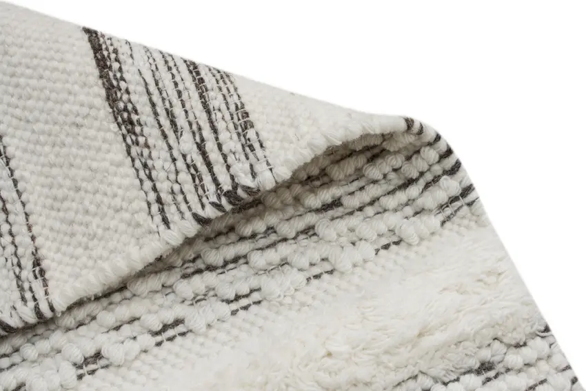 Scandinavian Style Rug - Neutral - Indian rug with Skandi design ILM001