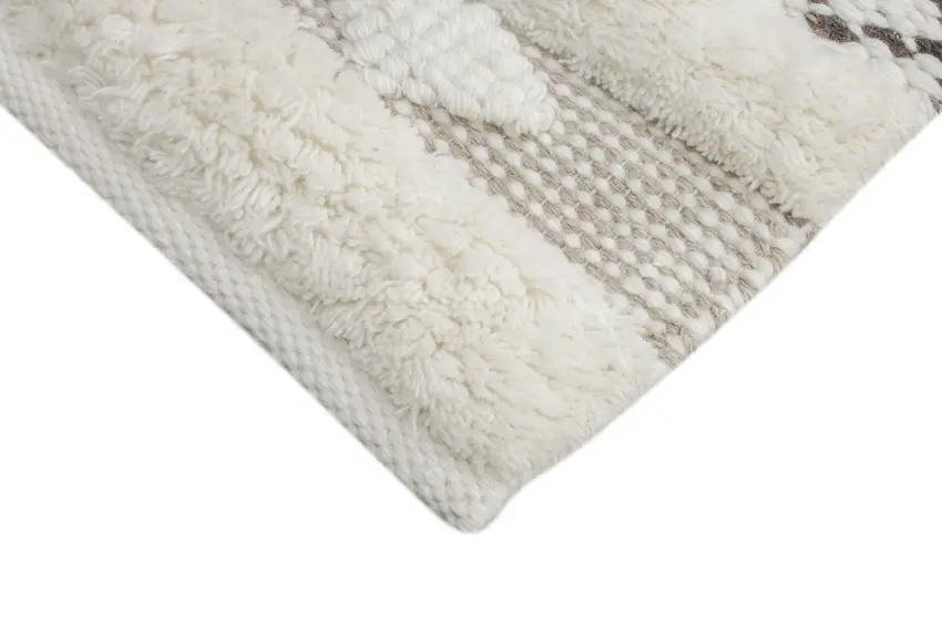 Scandinavian Style Rug - Neutral - Indian rug with Skandi design ILM002