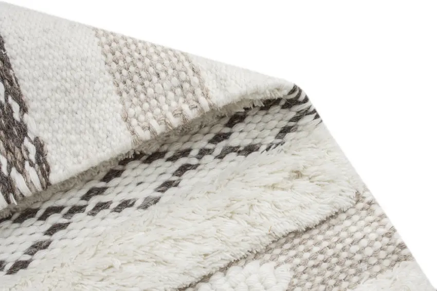Scandinavian Style Rug - Neutral - Indian rug with Skandi design ILM002