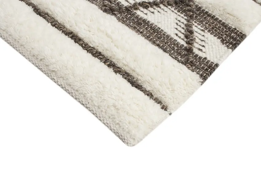 Scandinavian Style Rug - Neutral - Indian rug with Skandi design ILM003