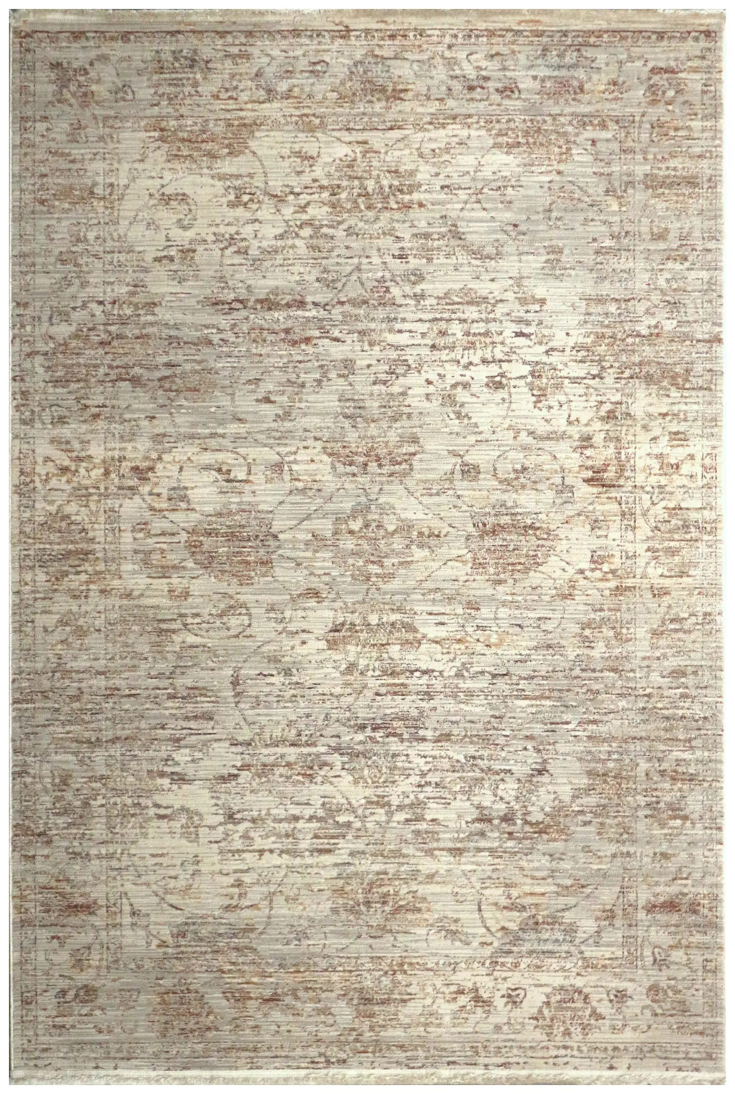Vintage Design Rug - Cream - Machine Woven ZCA005