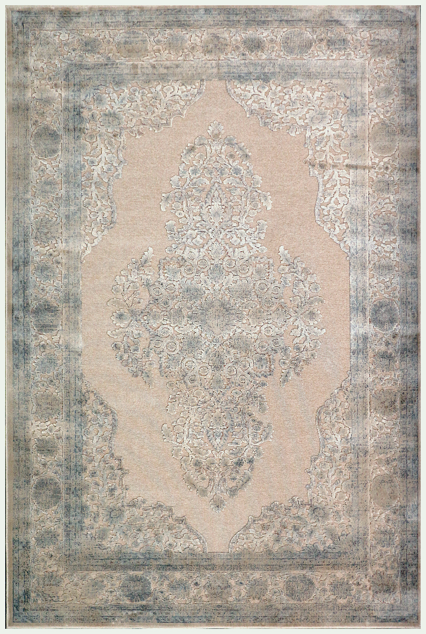 Vintage Design Rug - Multicoloured - Machine Woven ZCA019