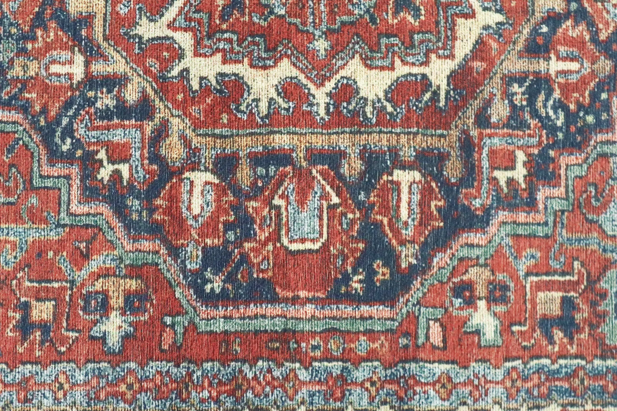 Pippur Printed Rug - Red - ZDB702