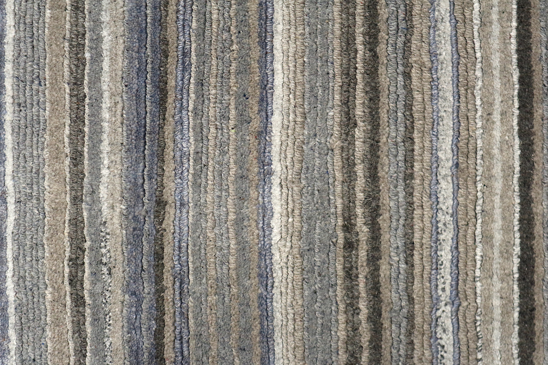 Modern Striped Rug - Indian Rug with Striped Design ECE007