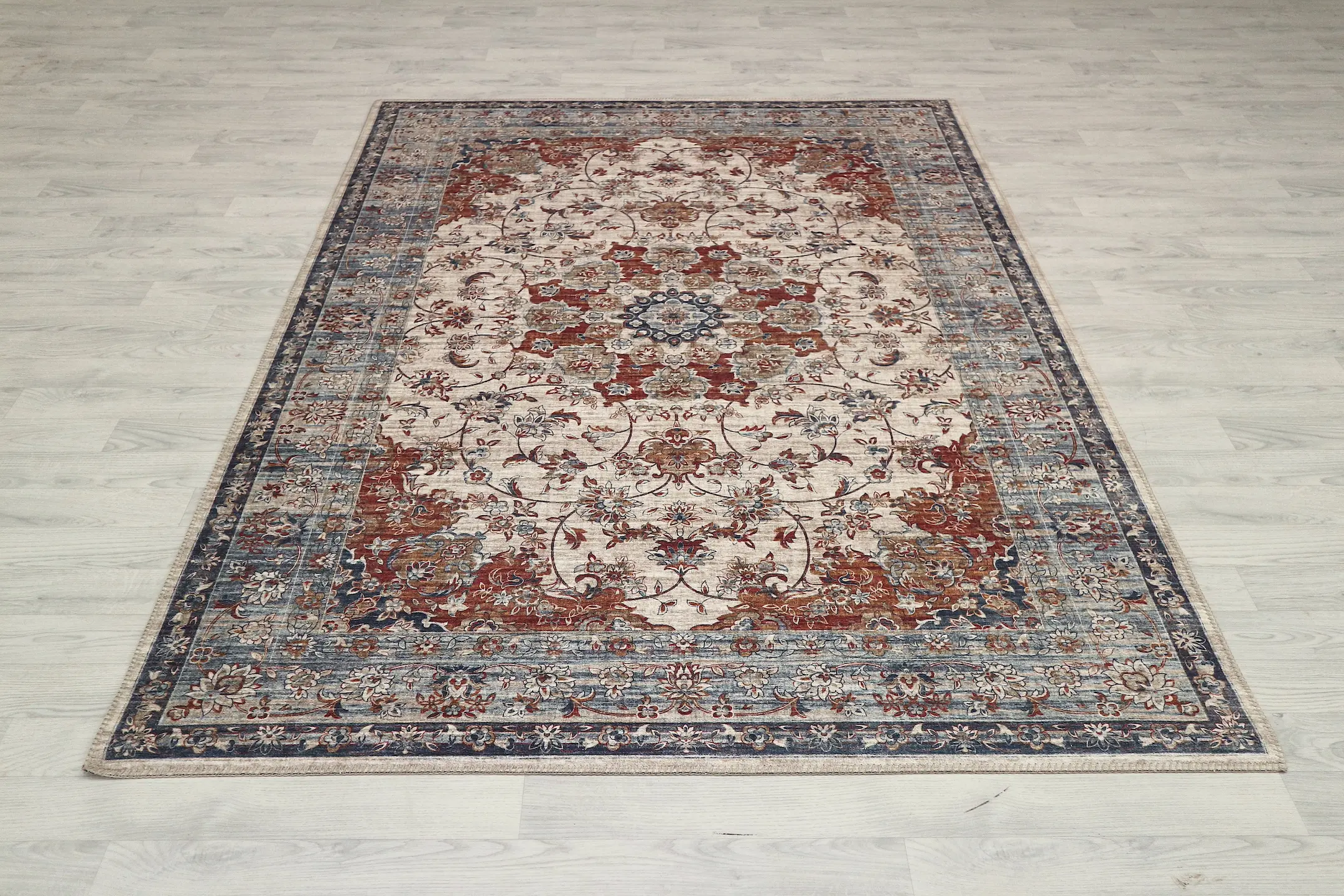 Pippur Printed Rug - Cream - ZDB704