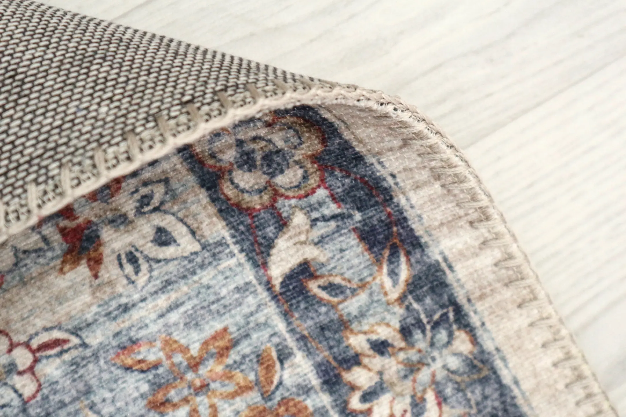 Pippur Printed Rug - Cream - ZDB704