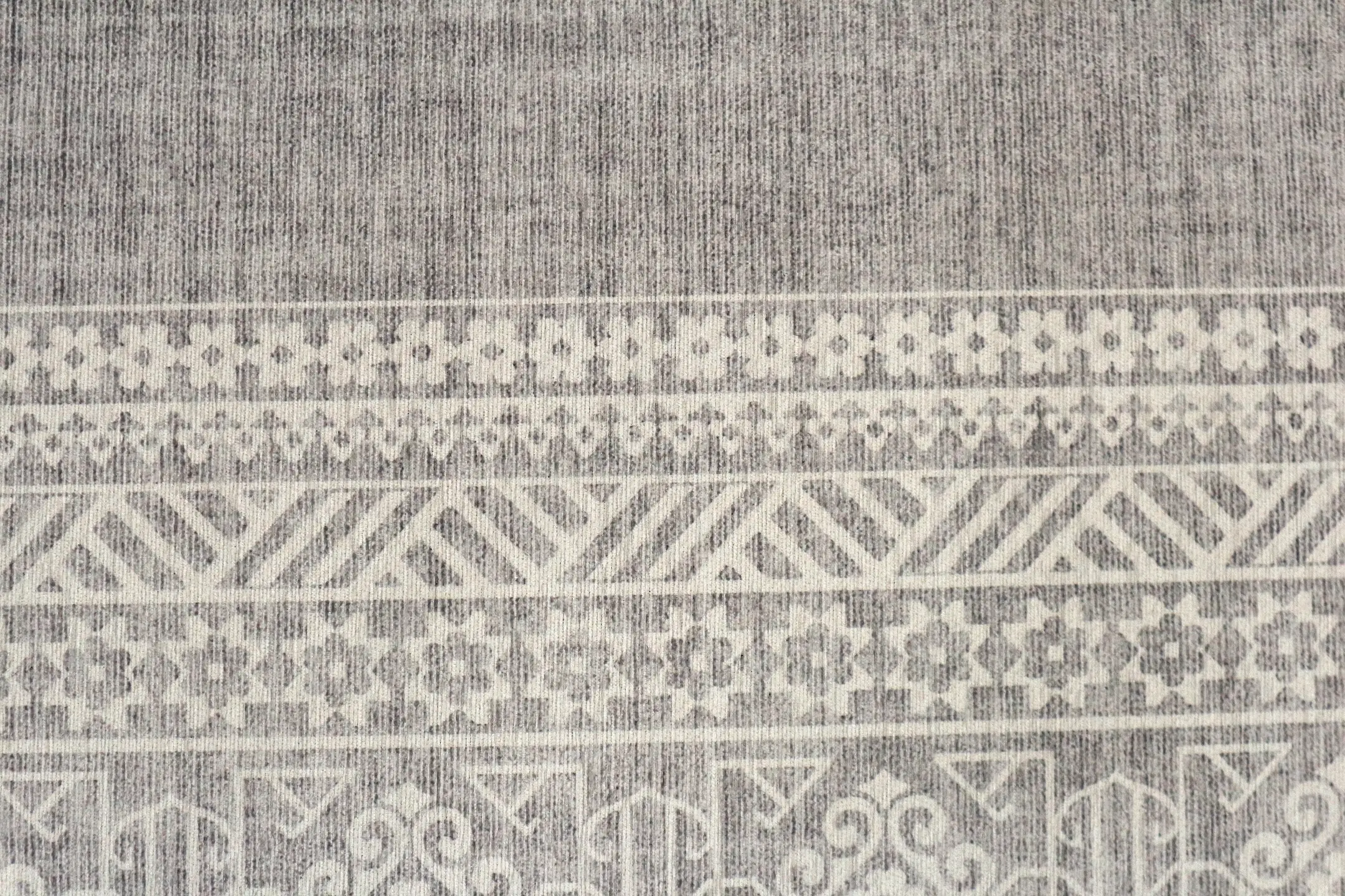 Pippur Printed Rug - Grey - ZDB705