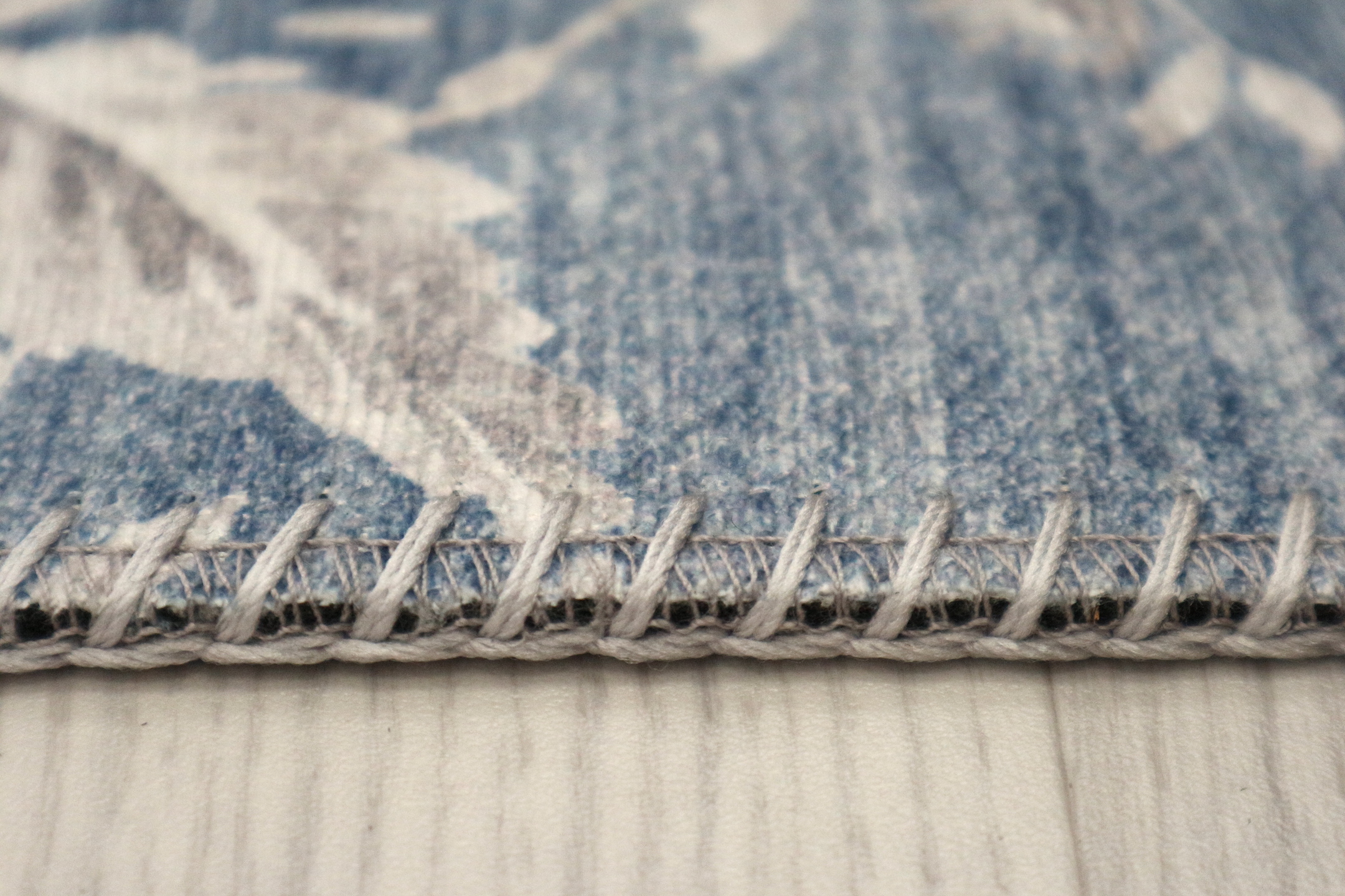 Pippur Printed Rug - Blue - ZDB707