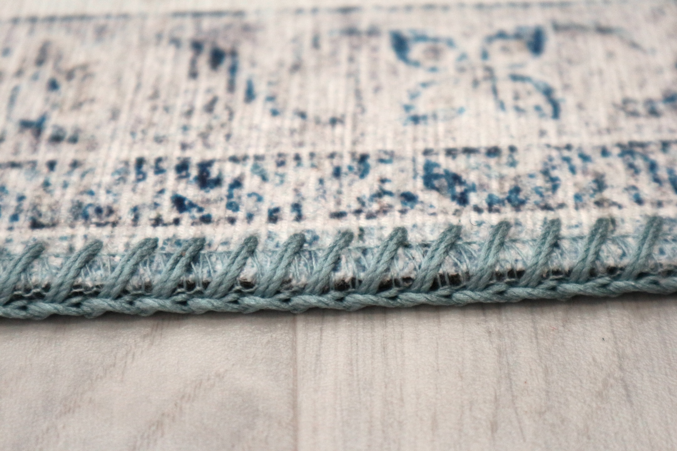 Pippur Printed Rug - Blue - ZDB710