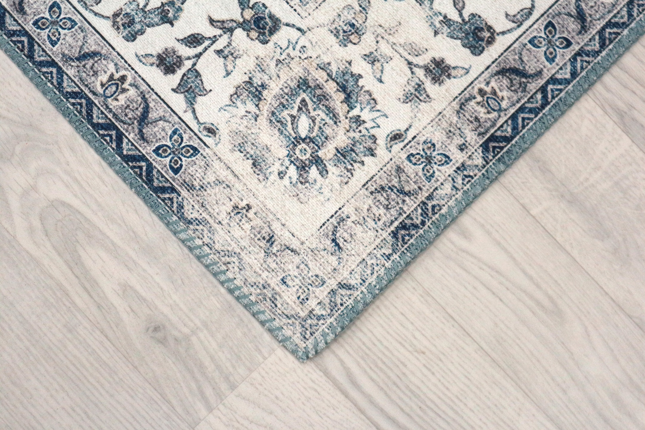 Pippur Printed Rug - Blue - ZDB710