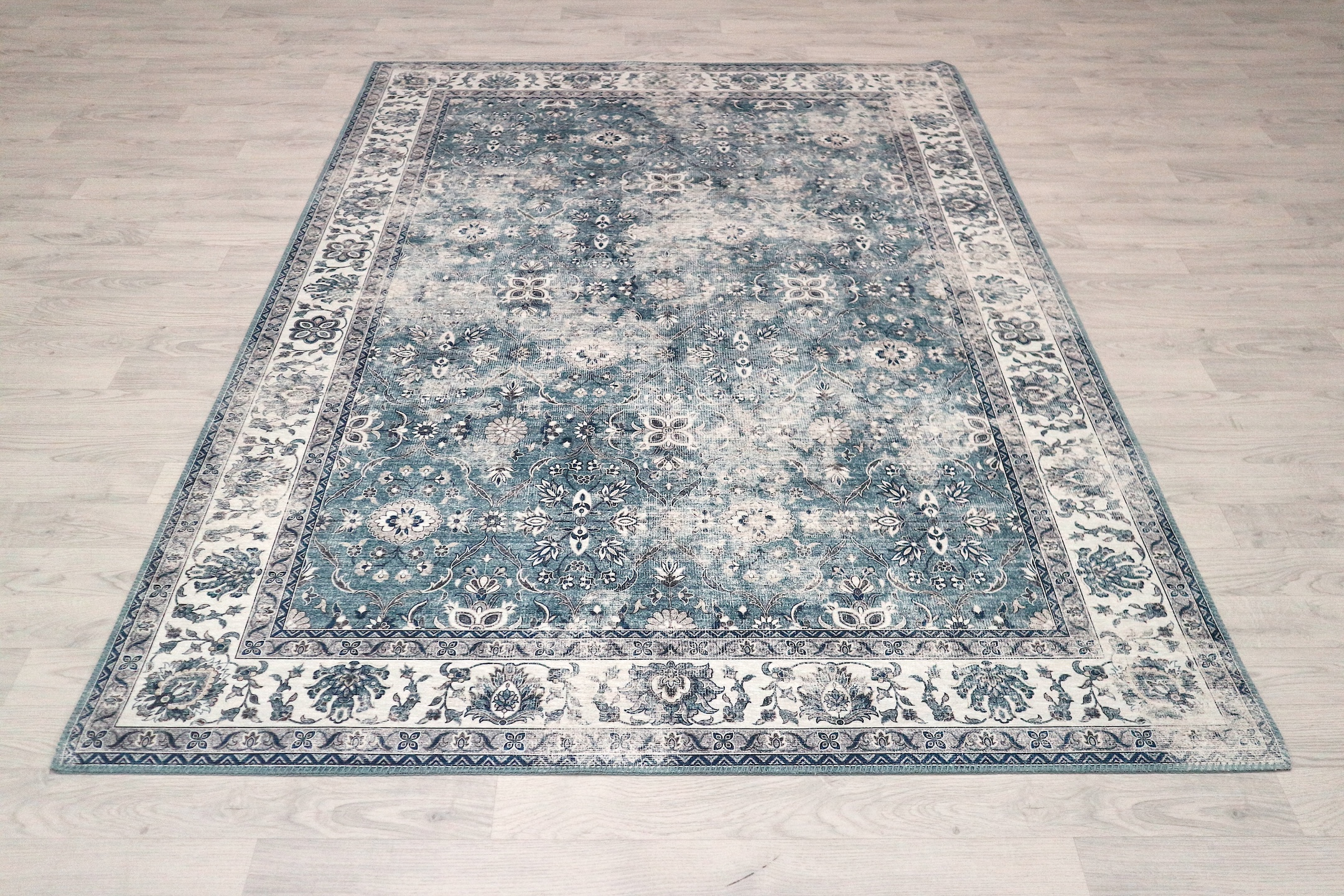 Pippur Printed Rug - Blue - ZDB710