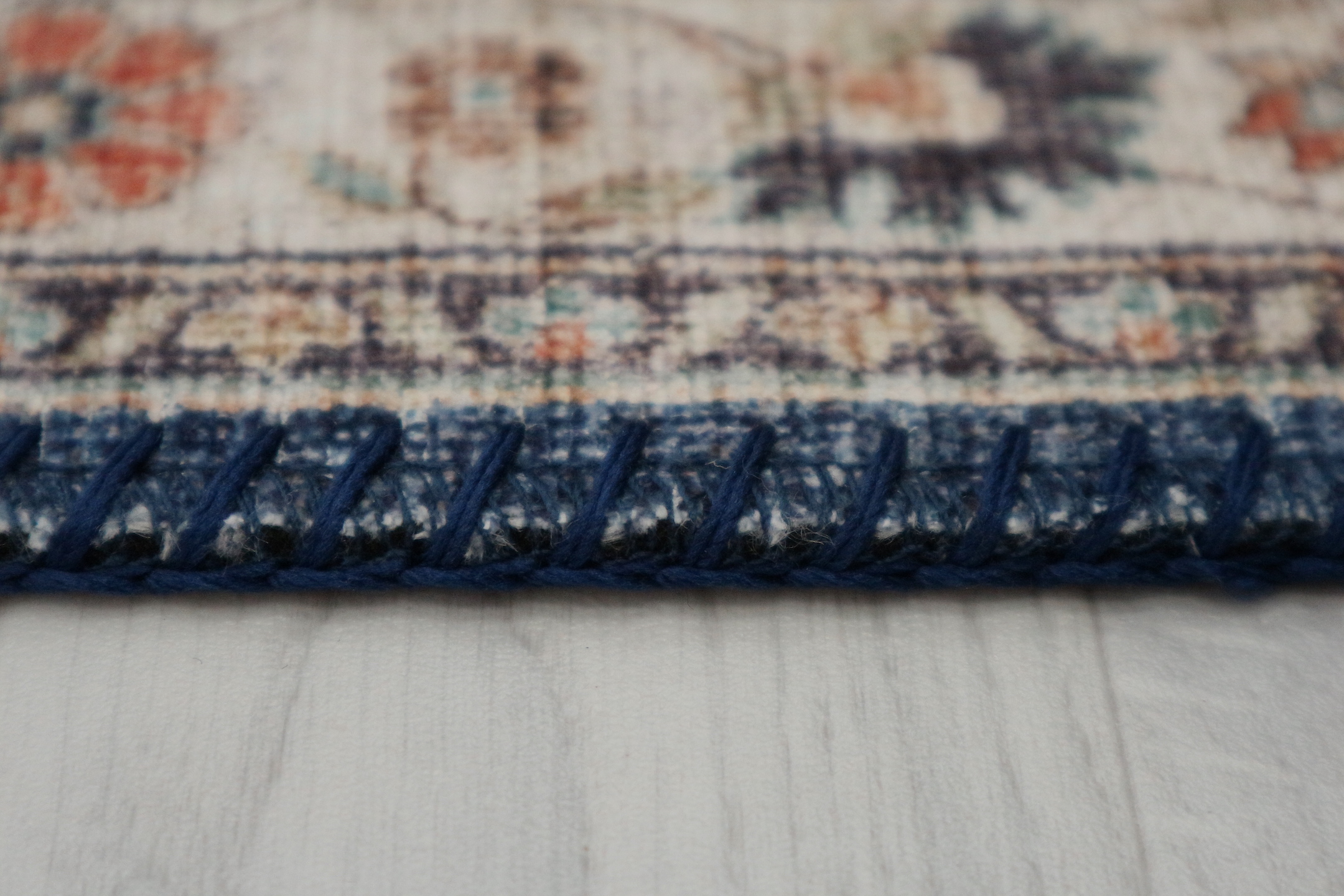 Pippur Printed Rug - Blue - ZDB711