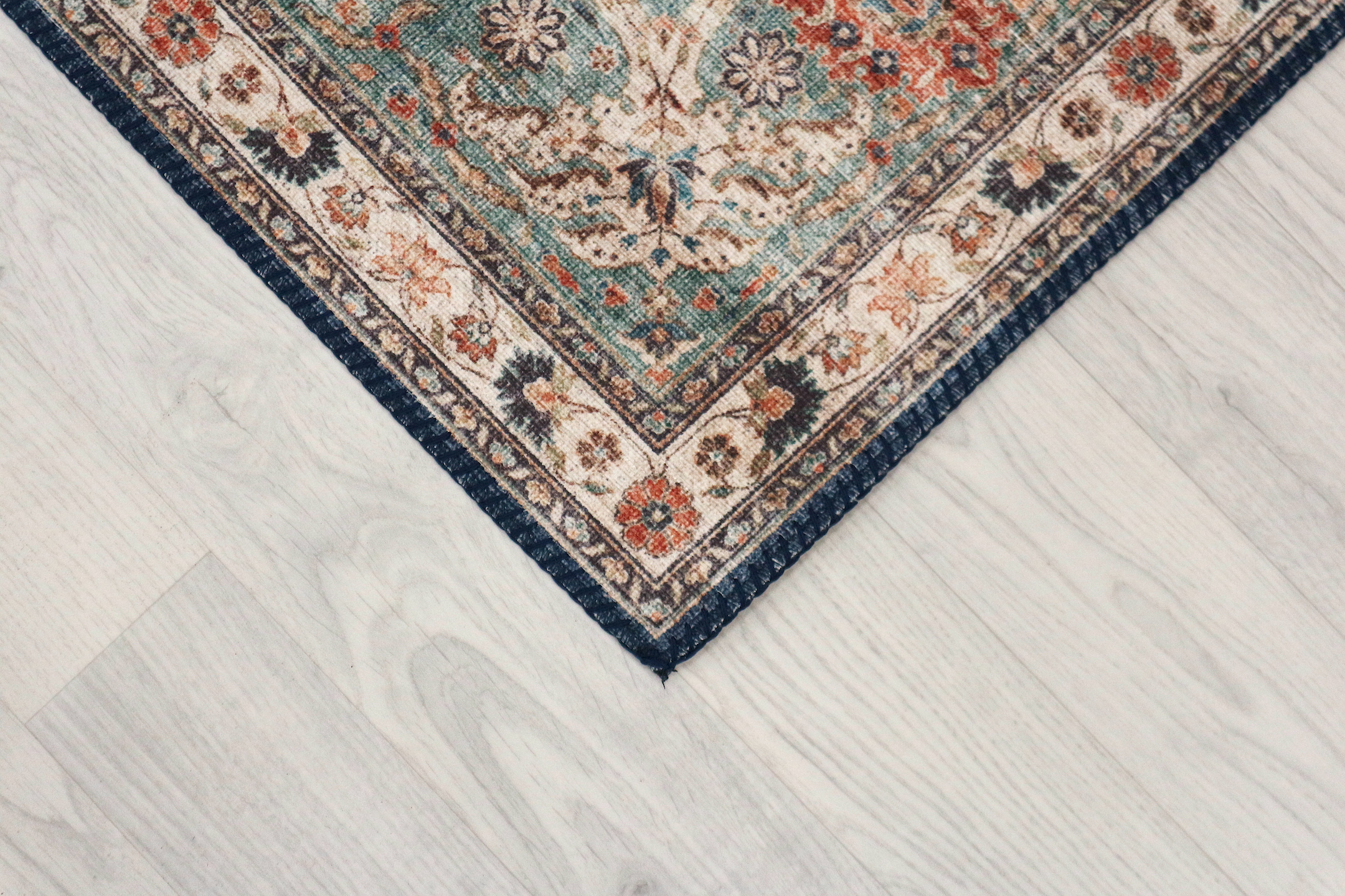 Pippur Printed Rug - Blue - ZDB711