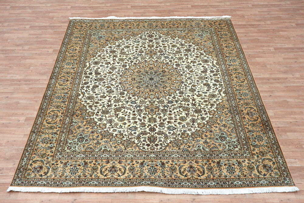Kashmiri Silk Rug KSK025079 3.10 x 2.49