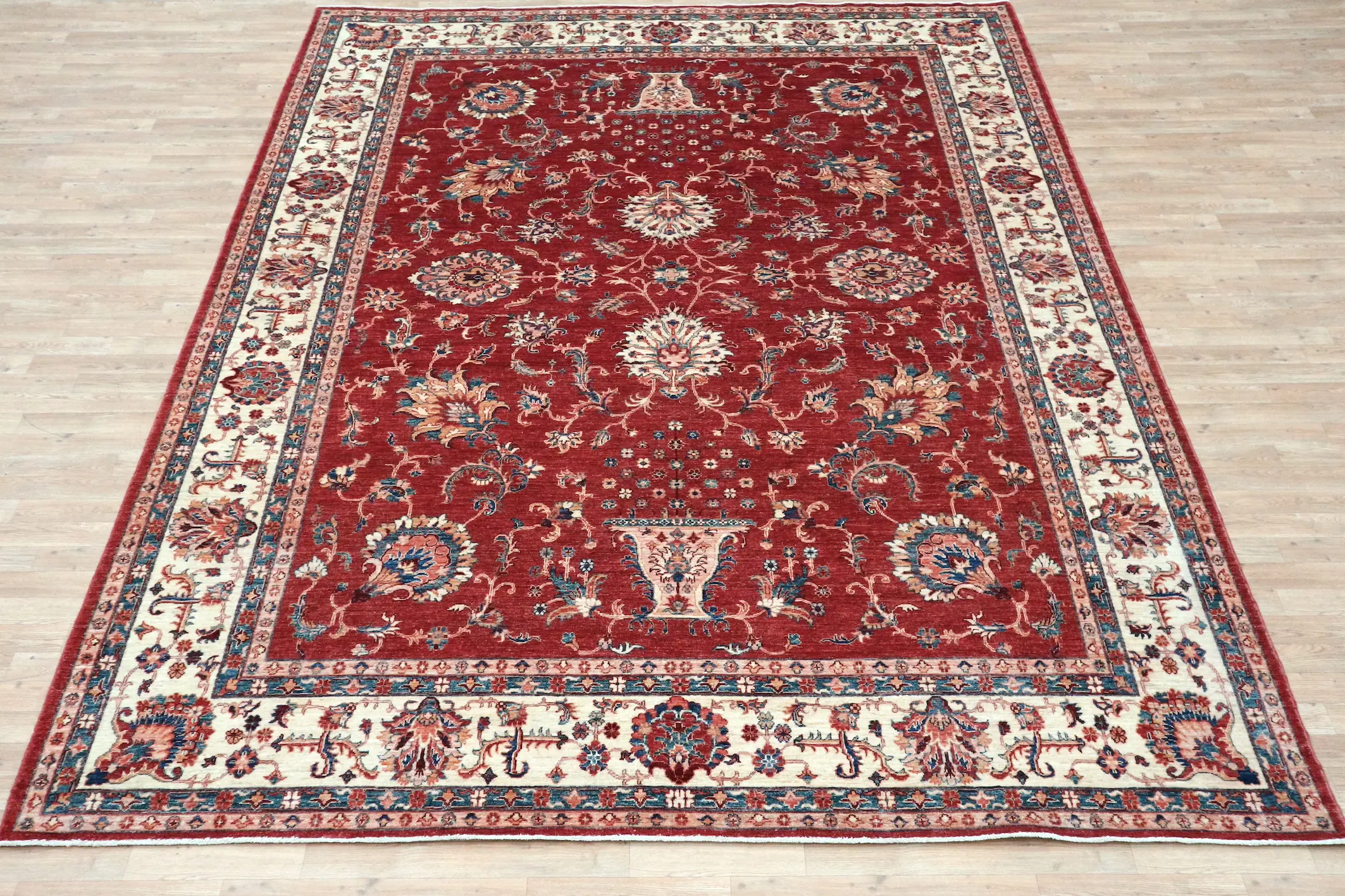 Afghan Rug AVE028F70 3.75 x 2.72