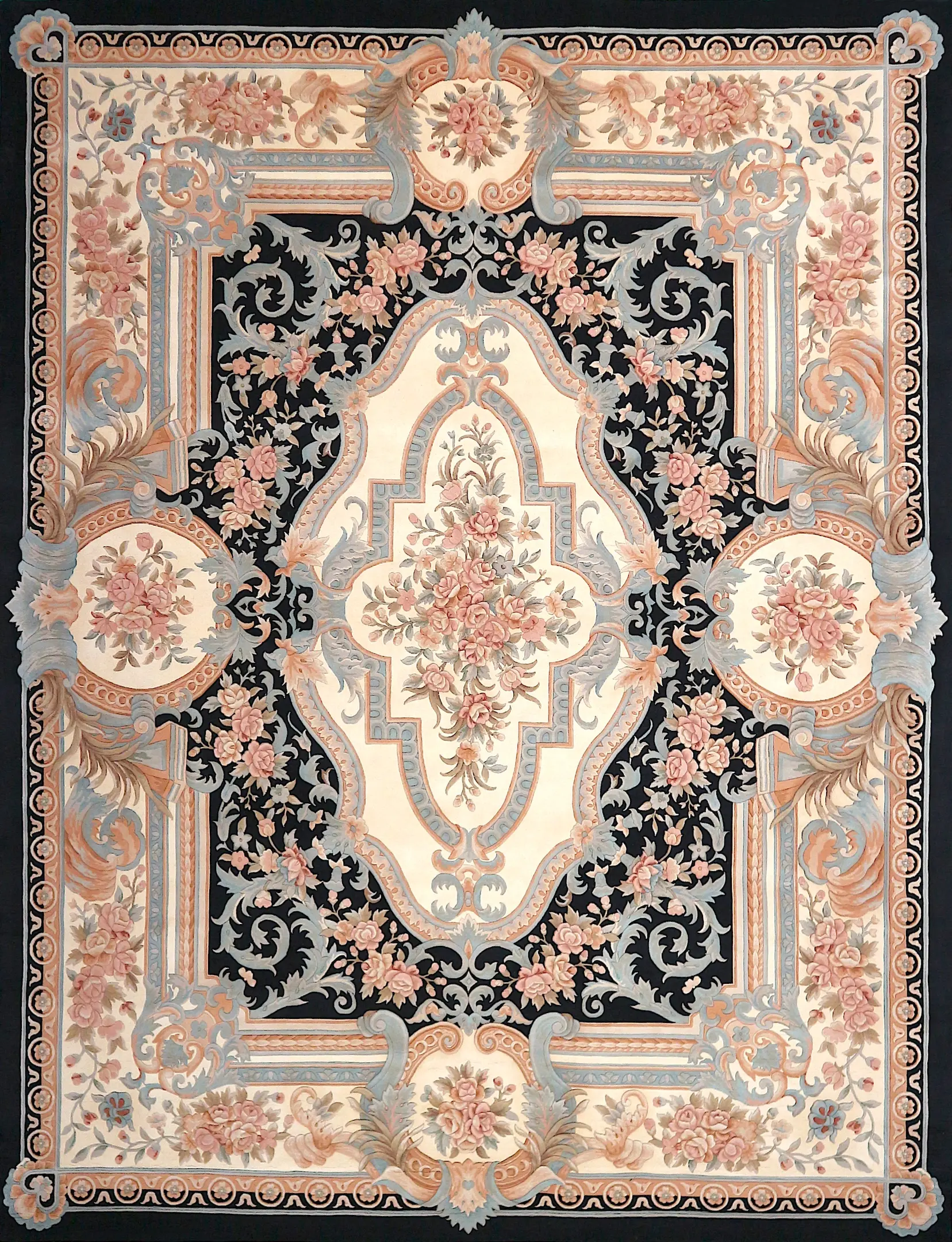 Chinese Savonnerie Rug SAV033320 457x370