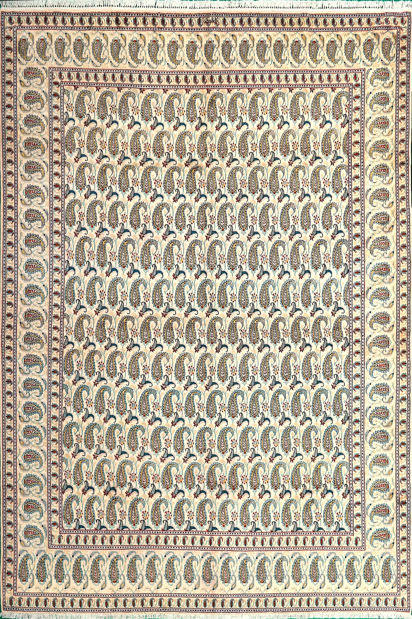 Persian Keshan Rug KES029044 398x307