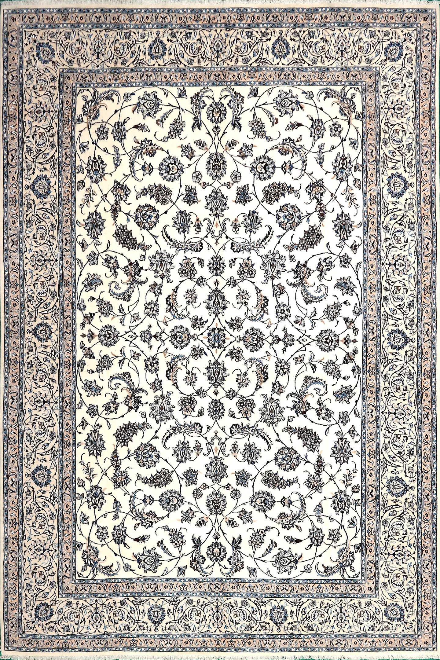 Persian Nain Rug PNA029044 414 X 296